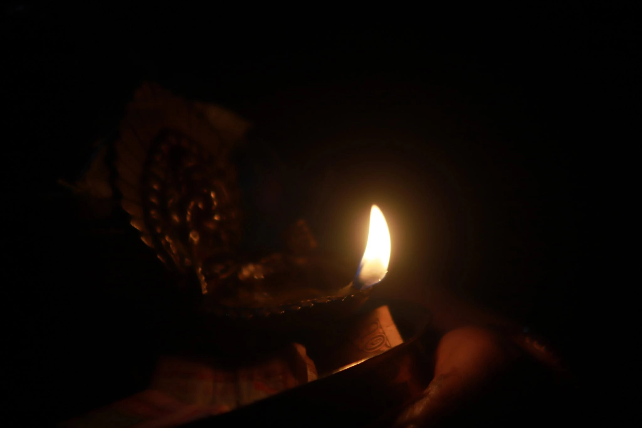 Lighting Sukunda during NamoBuddha Jatra