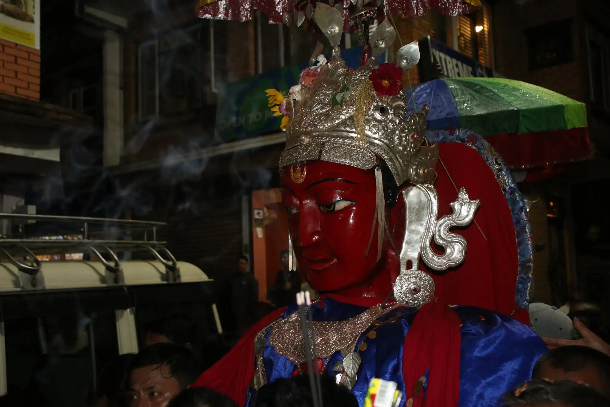 Aja Dya during Namobuddha Jatra, Panauti.