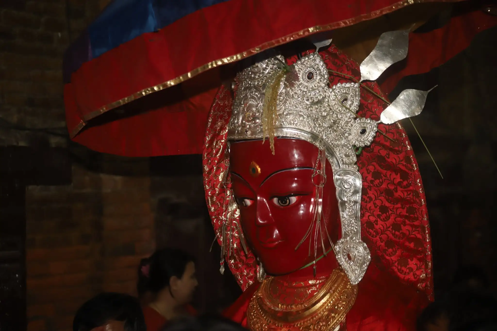 Aji Dya during Namobuddha Jatra, Panauti.
