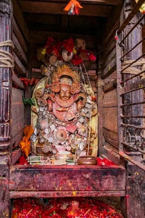 Namobuddha during Namobuddha Jatra, Panauti.